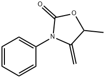 3-Phenyl-4-methylene-5-methyloxazolidine-2-one 结构式