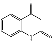 N-(2-ACETYLPHENYL)FORMAMIDE 结构式