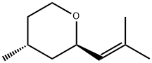 (-)-TRANS-ROSE OXIDE 结构式