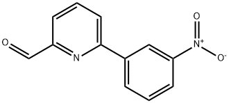 6-(3-硝基苯基)吡啶-2-醛 结构式