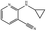 2-(环丙基氨基)-3-吡啶甲腈 结构式