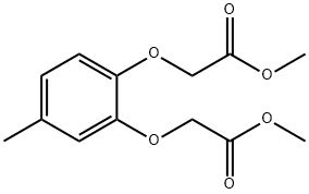 4-甲基邻苯二酚二乙酸二甲酯 结构式