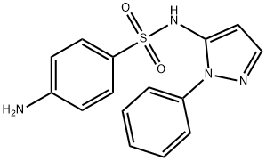 磺胺苯吡唑 结构式