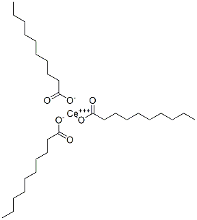 cerium(3+) decanoate 结构式