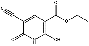 5-氰基-2,6-二羟基-烟酸乙酯 结构式
