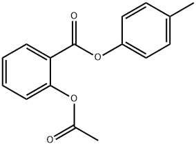 2-(Acetyloxy)benzoic Acid 4-Methylphenyl Ester 结构式