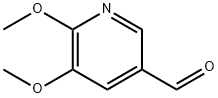 2,3-二甲氧基-5-醛基吡啶 结构式