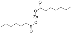 庚酸锌	 结构式
