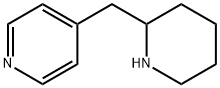 2-(4-吡啶甲基)哌啶 结构式