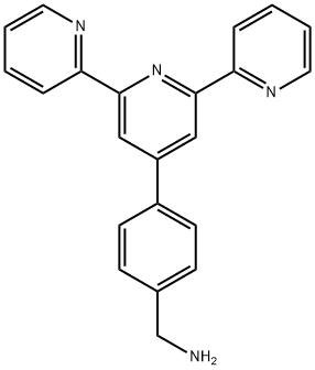 1-[4-(2,2':6',2''-TERPYRIDIN-4'-YL)PHENYL]METHANAMINE 结构式