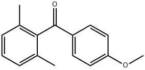 2,6-DIMETHYL-4'-METHOXYBENZOPHENONE 结构式