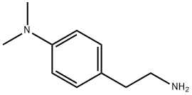 2-(对二甲基氨基苯基)乙胺 结构式