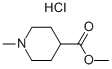 1-METHYL-4-PIPERIDINECARBOXYLIC ACID METHYL ESTER HCL 结构式