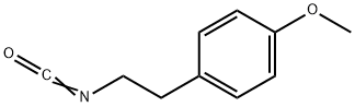 异氰酸4-甲氧基苯乙酯 结构式