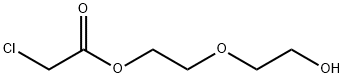 2-(2-羟乙氧基)乙基氯乙酸酯 结构式
