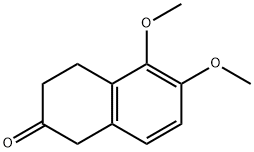 5,6-DIMETHOXY-2-TETRALONE 结构式