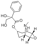 樟柳碱 结构式