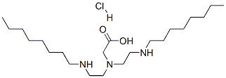 N,N-二辛基(氨乙基)甘氨酸盐酸盐 结构式