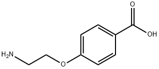 4-(2-氨基乙氧基)苯甲酸二水合物 结构式