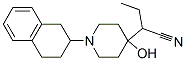 4-(1-Cyanopropyl)-1-(1,2,3,4-tetrahydronaphthalen-2-yl)piperidin-4-ol 结构式