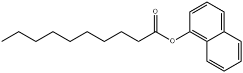 ALPHA-NAPHTHYL CAPRATE 结构式