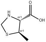 4-Thiazolidinecarboxylicacid,5-methyl-,trans-(9CI) 结构式