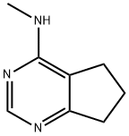 5H-Cyclopentapyrimidin-4-amine, 6,7-dihydro-N-methyl- (9CI) 结构式