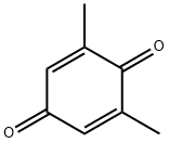 2,6-二甲基-2,5-环己二烯-1,4-二酮 结构式