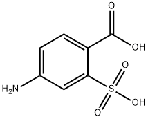 4-氨基-2-磺基苯甲酸 结构式