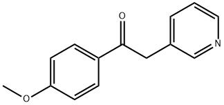 1-(4-甲氧基苯基)-2-(吡啶-3-基)乙-1-酮 结构式