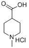 1-甲基-4-哌啶甲酸乙酯盐酸盐 结构式