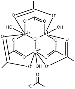 醋酸铱(III) 结构式