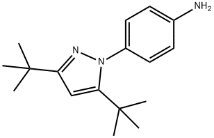 4-[3,5-DI(TERT-BUTYL)-1H-PYRAZOL-1-YL]ANILINE 结构式