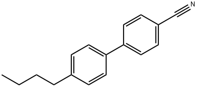4'-正丁基-4-氰基联苯 结构式
