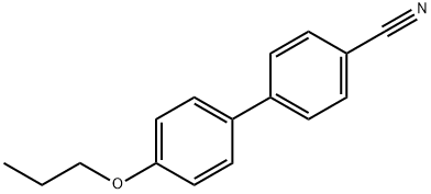 4-丙氧基-4'-氰基联苯 结构式