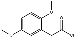 (2,5-二甲氧基苯基)乙酰氯 结构式