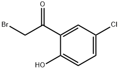 2-溴-1-(5-氯-2-羟基苯基)乙酮 结构式