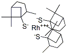 rhodium(3+) 2,6,6-trimethylbicyclo[3.1.1]heptanethiolate 结构式