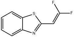 Benzothiazole, 2-(2,2-difluoroethenyl)- (9CI) 结构式