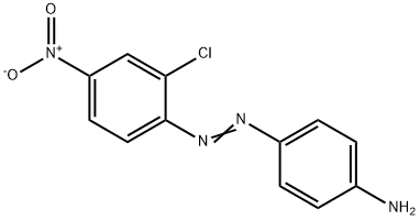 4-[(2-chloro-4-nitrophenyl)azo]aniline 结构式