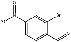 2-溴-4-硝基苯甲醛 结构式