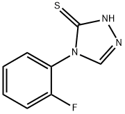 4-(2-氟苯基)-4H-1,2,4-三唑-3-硫醇 结构式