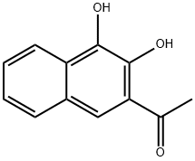 Ethanone, 1-(3,4-dihydroxy-2-naphthalenyl)- (9CI) 结构式