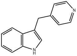 3-(4-吡啶基甲基)-1H-吲哚 结构式