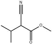 2-氰基-3-甲基丁酸甲酯 结构式