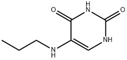 5-propylamino-1H-pyrimidine-2,4-dione 结构式