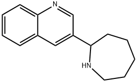 3-Azepan-2-yl-quinoline 结构式