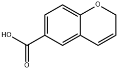 2H-色烯-6-羧酸 结构式