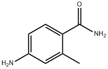 4-氨基-2-甲基苯甲酰胺 结构式