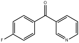 3-(4-氟苯甲酰基)吡啶 结构式